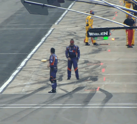 Ever wonder what pit crew members do when they’re not servicing the car?