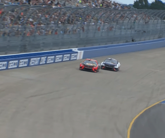 A thrilling battle between teammates wraps up the first stage. It belongs to Martin Truex Jr.