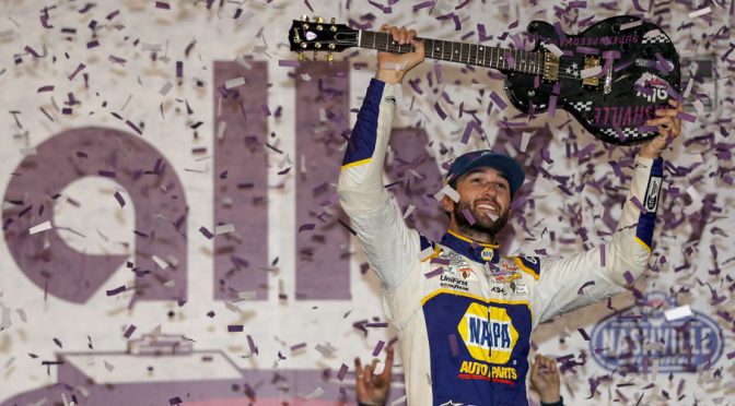 Chase Elliott wins Cup Series race at Nashville Superspeedway