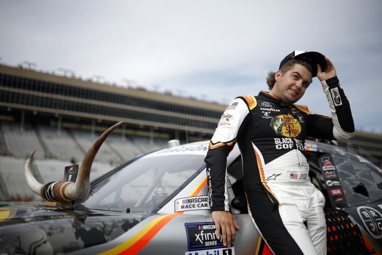 HAMPTON, GEORGIA - JULY 09: Noah Gragson, driver of the #9 Bass Pros Shops/TrueTimber/BRCC Chevrolet, waits on the grid prior to the NASCAR Xfinity Series Alsco Uniforms 250 at Atlanta Motor Speedway on July 09, 2022 in Hampton, Georgia. (Photo by Jared C. Tilton/Getty Images) | Getty Images