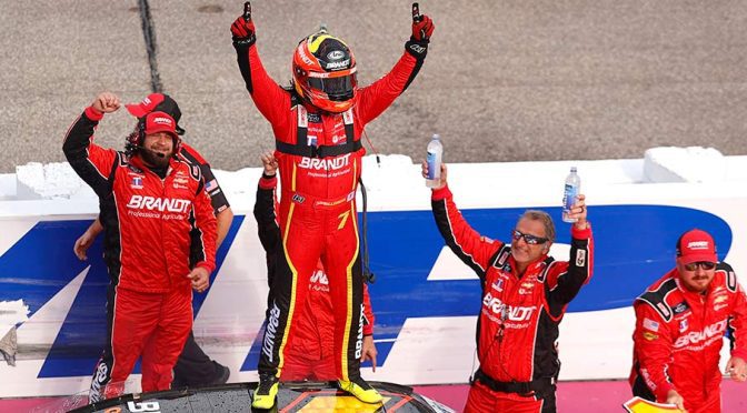 Featured Image for Justin Allgaier zooms to Xfinity Series win at New Hampshire