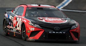 Christopher Bell's No. 20 Joe Gibbs Racing Toyota at New Hampshire Motor Speedway.