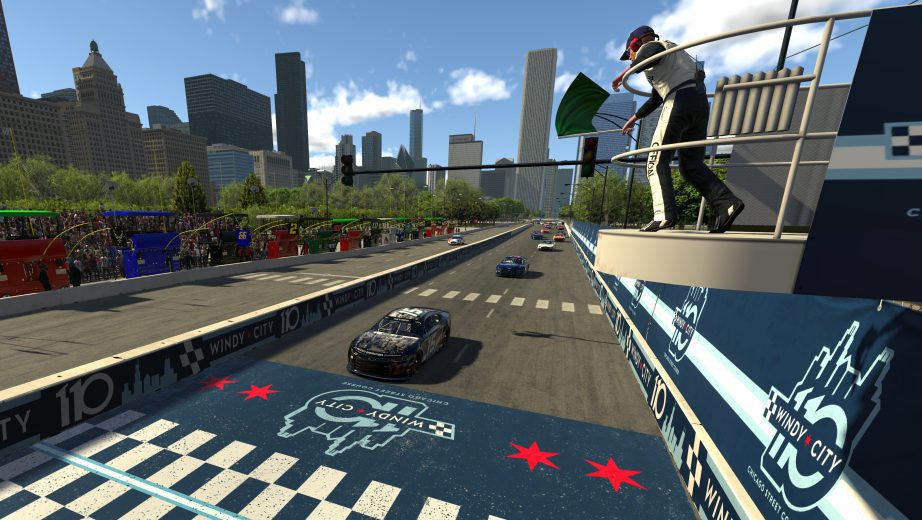 James Davison, driver of the #15 Chevrolet races during the eNASCAR iRacing Pro Invitational Series race at virtual Chicago Street Course on June 02, 2021 in Chicago, Illinois. (Photo by Chris Graythen/Getty Images) | Getty Images