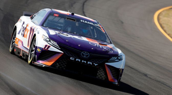 Denny Hamlin earns third pole of season at Pocono