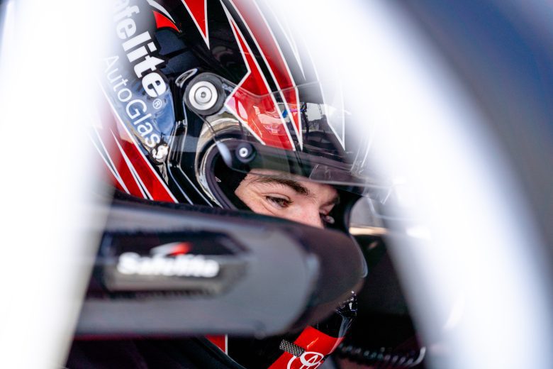 Chandler Smith inside his truck