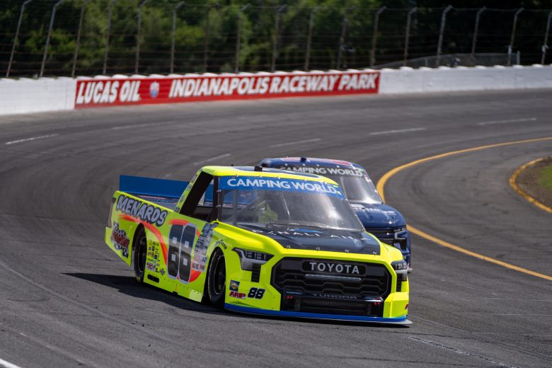 Matt Crafton driving at IRP