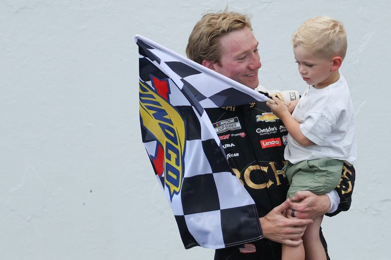Tyler and Beau Reddick celebrate