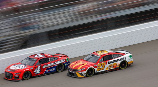 Featured image for Bubba Wallace laments runner-up finish at Michigan