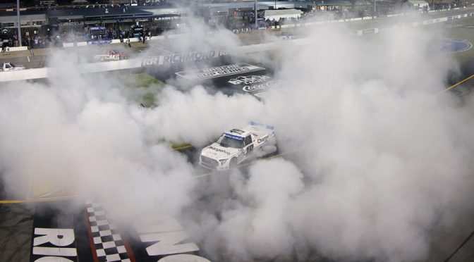 Featured image for Chandler Smith wins Truck Series playoff race at Richmond