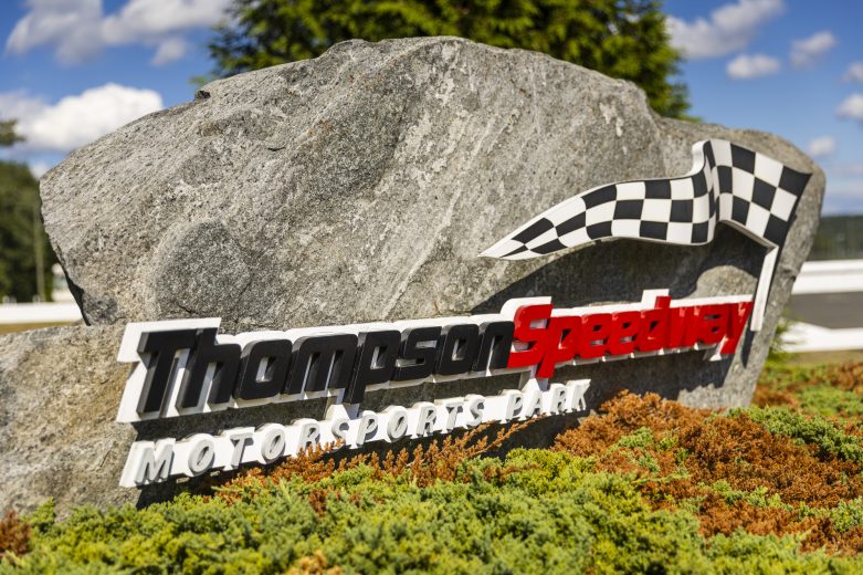 A general view during the Phoenix Communications 150 for the Whelen Modified Tour at Thompson Speedway Motorsports Park on August 18, 2022 in Claremont, New Hampshire. (Adam Glanzman/NASCAR)