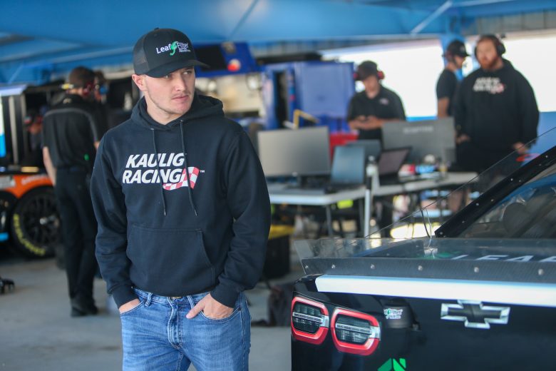 Justin Haley observes Day 1 of the Martinsville Speedway organizational test