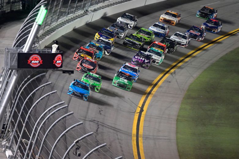 Cup drivers race at Daytona