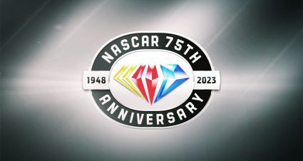 The NASCAR 75 logo
