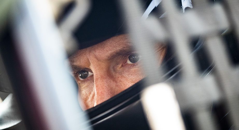 Matt Hirschman, driver of the #60 PeeDee Motorsports, during practice for the Inaugural Granite State Derby presented by USA Insulation for the NASCAR Whelen Modified Tour at Lee USA Speedway in Lee, New Hampshire on May 21, 2022. (Adam Glanzman/NASCAR)