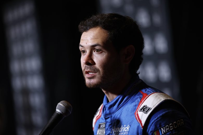 Kyle Larson at NASCAR Cup Series Playoffs Media Day