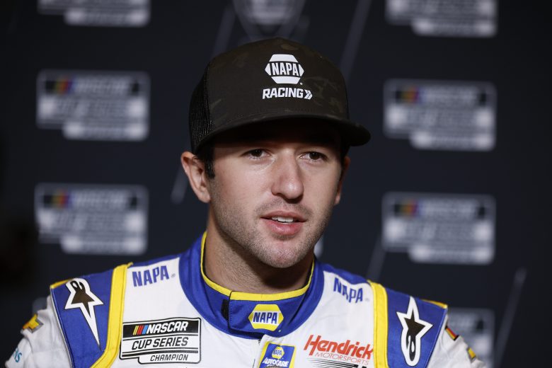 Chase Elliott at NASCAR Cup Series Playoffs Media Day