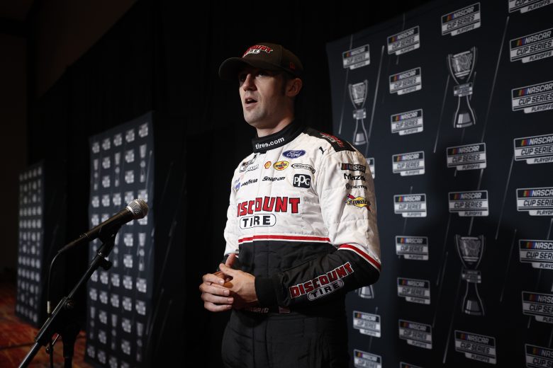Austin Cindric at NASCAR Cup Series Playoffs Media Day
