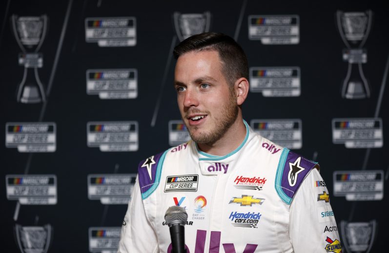 Alex Bowman at NASCAR Cup Series Playoffs Media Day