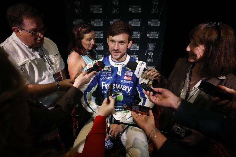 Daniel Suárez at NASCAR Cup Series Playoffs Media Day