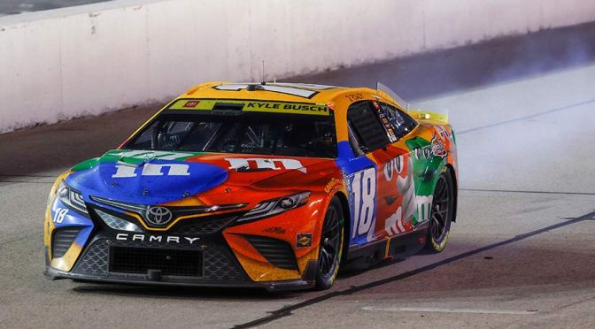 Featured Image for Kyle Busch’s dominant day derailed by late-race engine trouble at Darlington