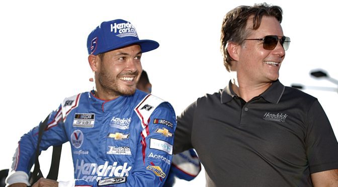 Featured image for Kyle Larson enjoyed negotiating his new contract extension with his ‘childhood hero’ Jeff Gordon
