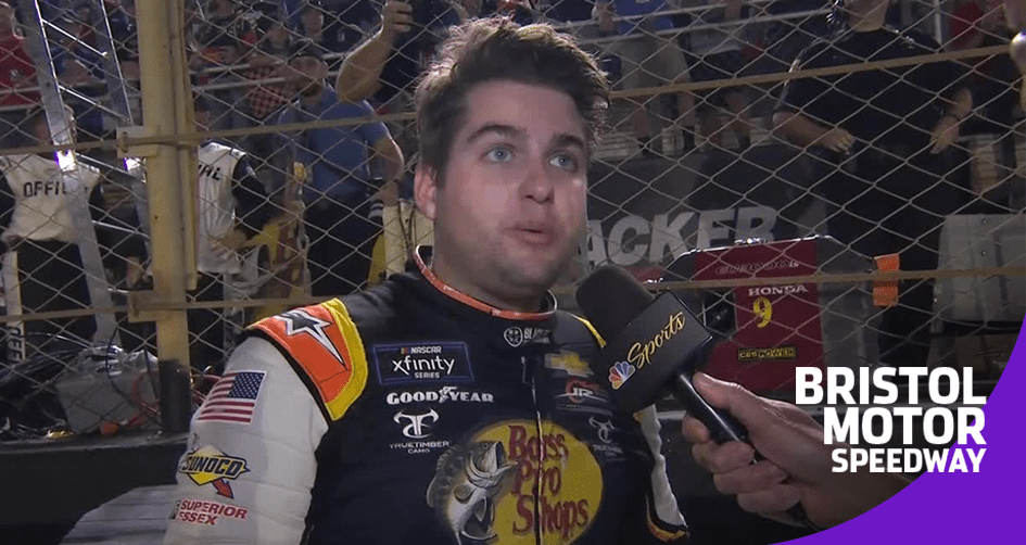 Gragson on Bristol race: 'Man, I had a blast' | NASCAR