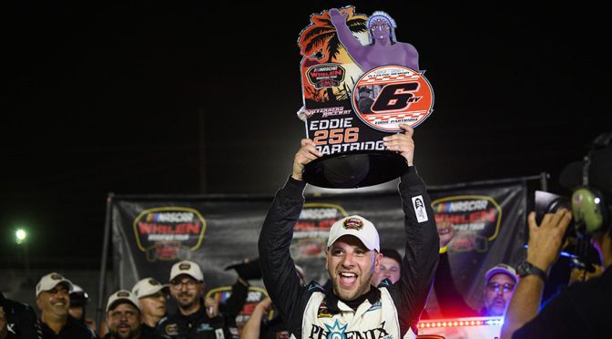 Featured Image for Justin Bonsignore earns ninth victory at Riverhead Raceway in Eddie Partridge 256