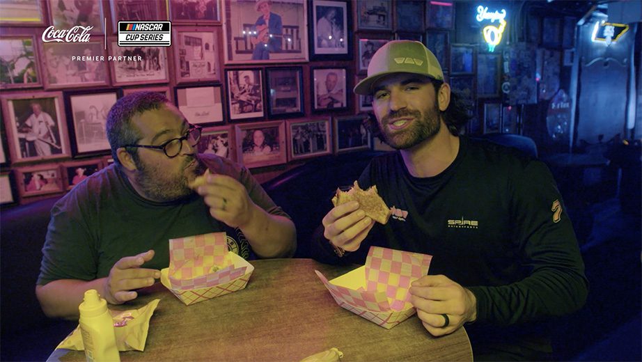 Chef Greenspan and LaJoie serve up Nashville bologna sandwiches NASCAR