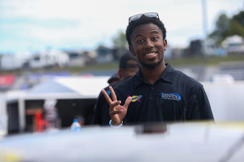 Rajah Caruth during the ValleyStar Credit Union 300 at Martinsville Speedway on September 24, 2022. (Adam Fenwick/NASCAR)
