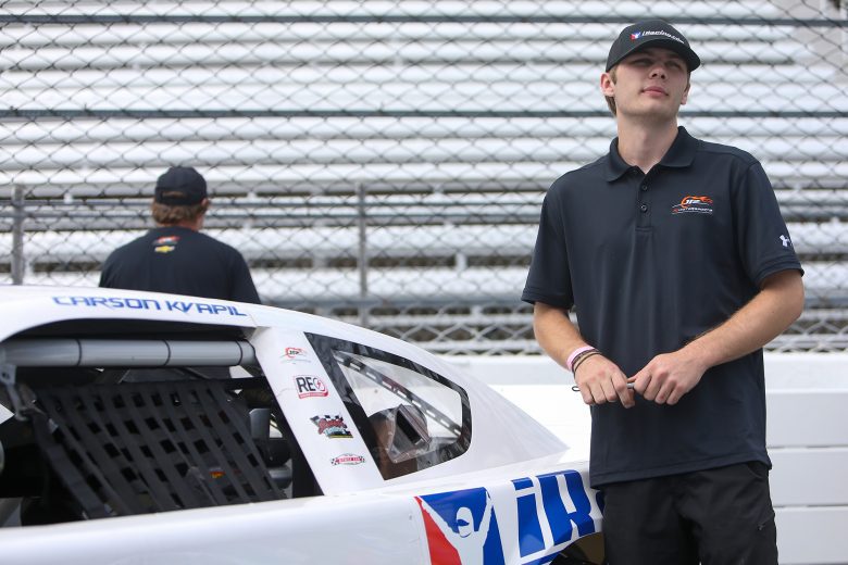 Carson Kvapil during the ValleyStar Credit Union 300 at Martinsville Speedway on September 24, 2022. (Adam Fenwick/NASCAR)
