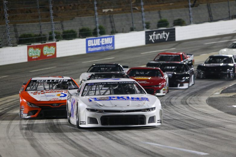Mike Looney (87) during the ValleyStar Credit Union 300 at Martinsville Speedway on September 24, 2022. (Adam Fenwick/NASCAR)