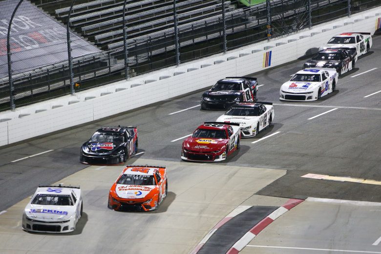 Action during the ValleyStar Credit Union 300 at Martinsville Speedway on September 24, 2022. (Adam Fenwick/NASCAR)
