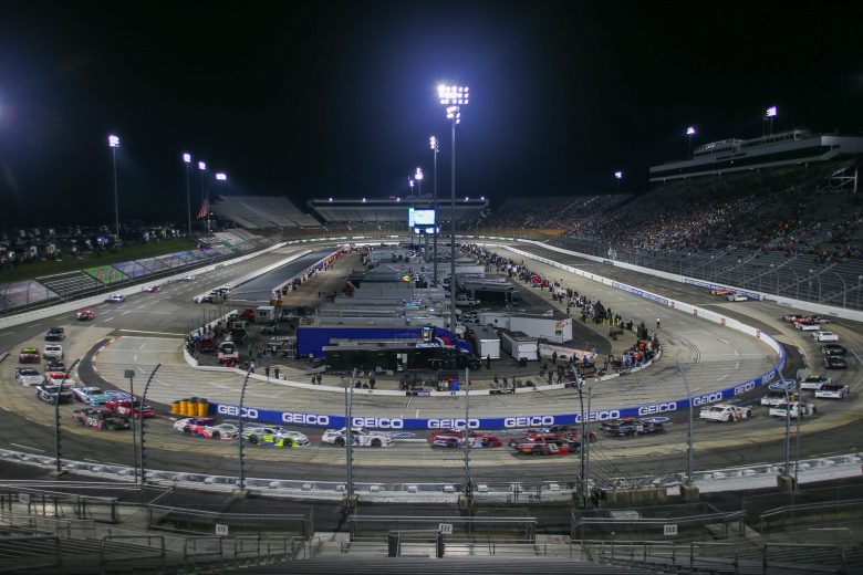 Action during the ValleyStar Credit Union 300 at Martinsville Speedway on September 24, 2022. (Adam Fenwick/NASCAR)
