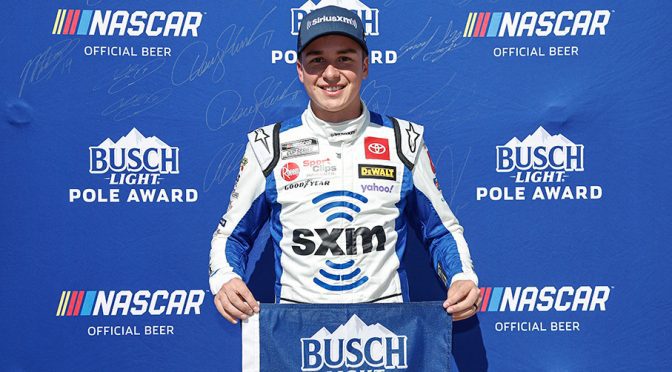 Christopher Bell nabs Busch Light Pole Award for Talladega playoff race