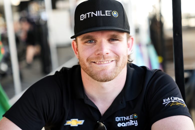Conor Daly smiles at Long Beach