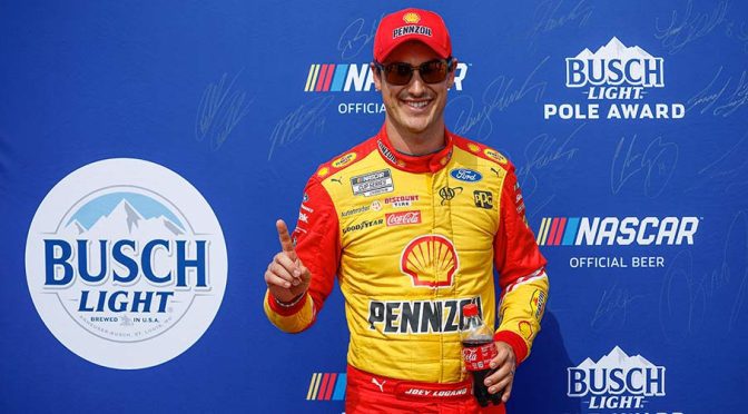 Featured Image for Joey Logano secures Busch Light Pole Award for Charlotte Roval