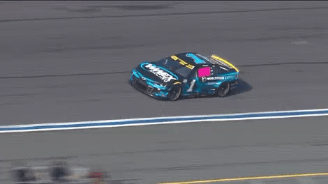 More Trackhouse trouble! Ross Chastain’s going behind the wall with a damaged suspension—but his Stage 2 win might have saved him from elimination.