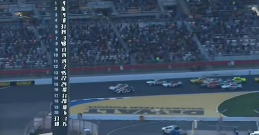 Roval restarts mean chaos.