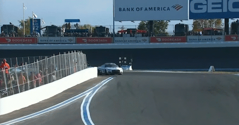 Not long ago, it looked like Chase Elliott’s race to lose. Now, he’s around off the bumper of Tyler Reddick.