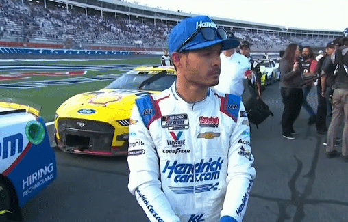 After elimination, Kyle Larson won’t defend his championship.