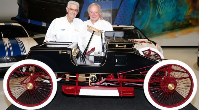 Featured Image for Leonard Wood gifts Edsel Ford half-scale replica of historic Sweepstakes