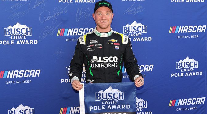 Tyler Reddick rockets to pole position at Las Vegas