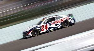 William Byron practices at Homestead.