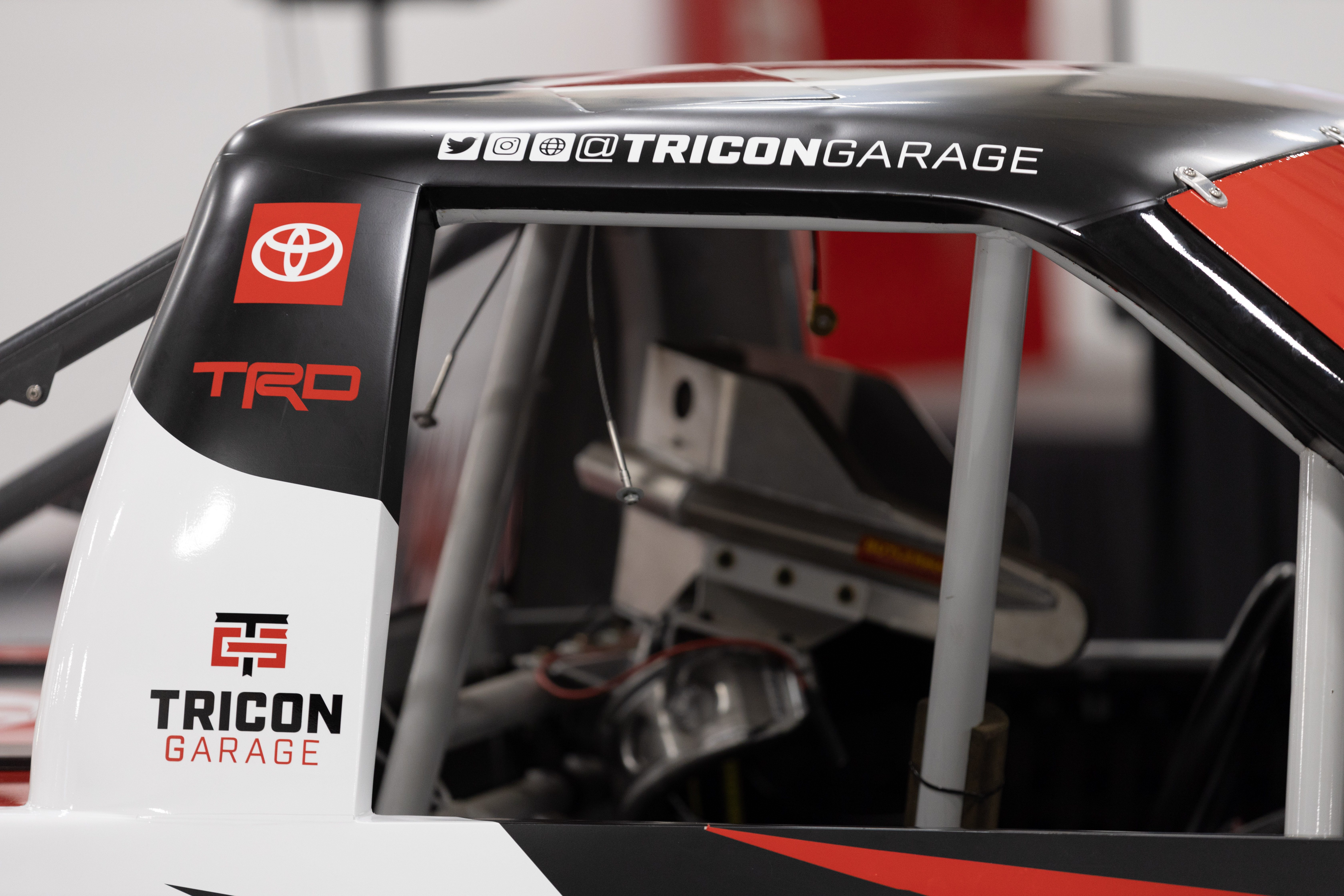 New decals for the TRICON Garage team.