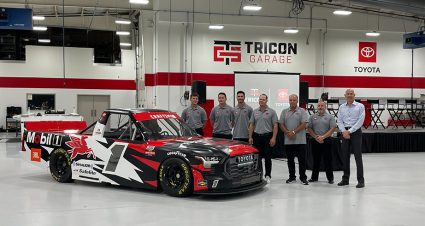 Tricon Truck in the team's shop.