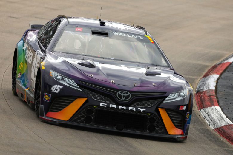 Bubba Wallace drives at Martinsville