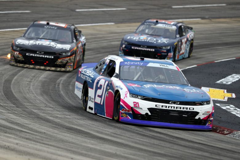Cars race at Martinsville