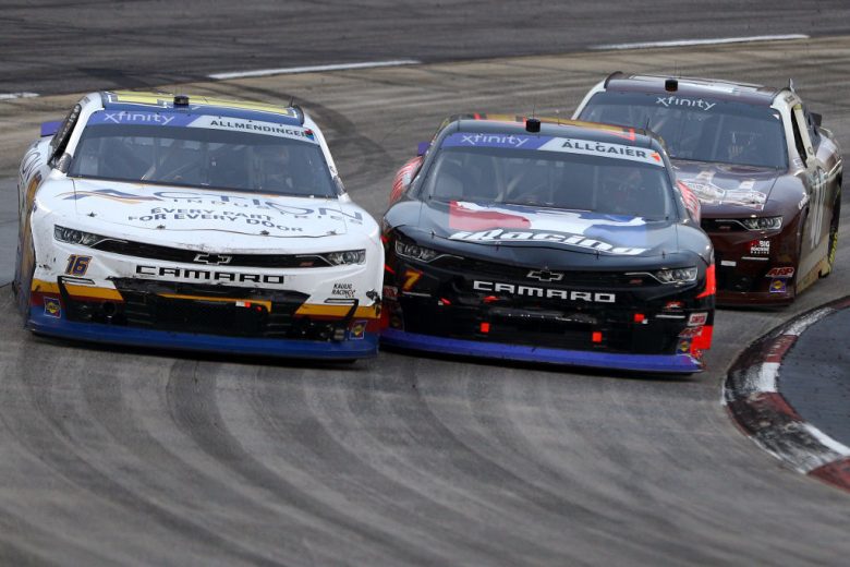 Allmendinger and Allgaier race at Martinsville
