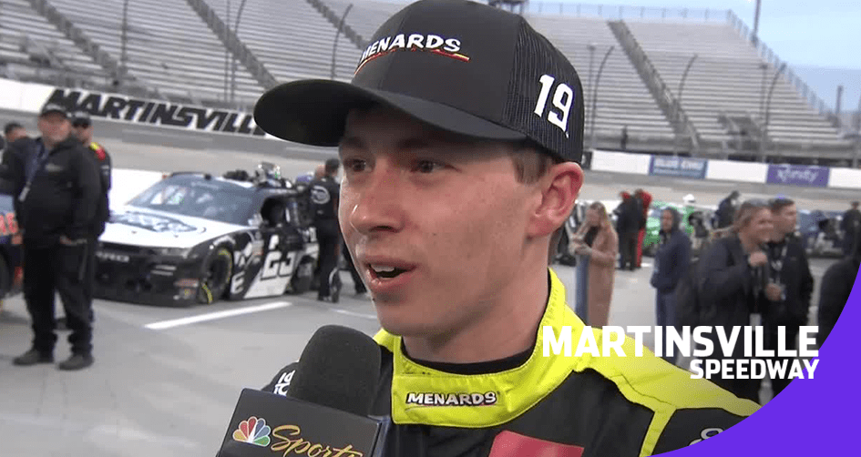 Brandon Jones on Martinsville heartbreak 'I have no words' NASCAR