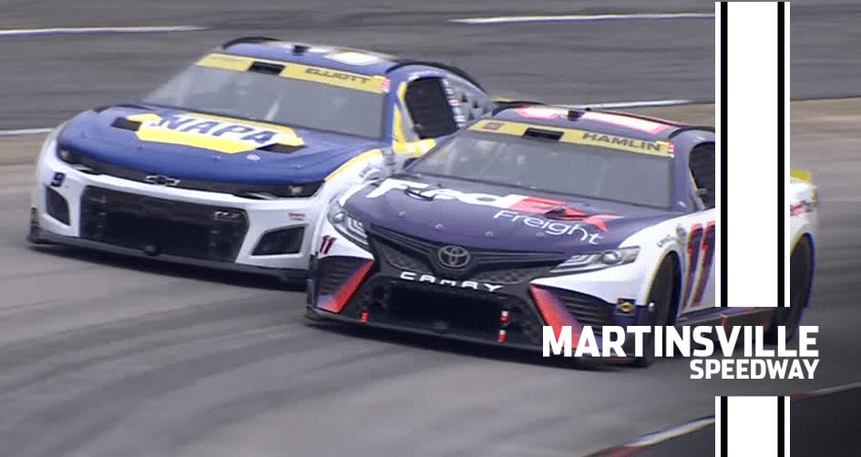 After passing Elliott and lap traffic, Hamlin goes P1 in Stage 1 at
